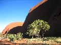 Ayers Rock mit Outbackvegetation (2)