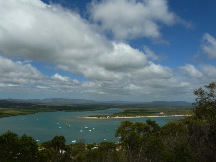 Blick auf den Endeavour River bei Cooktown